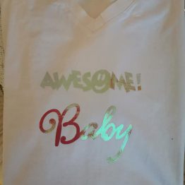 t-shirt Awesom baby t-shirt Awesome baby.