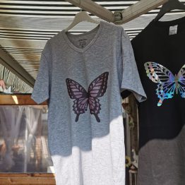 Dames en heren T- Shirt vlinder