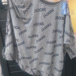 J Adore tuniek0 tuniek J`Adore in het grijs