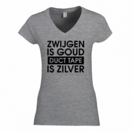 T-Shirt zwijgen is zilver