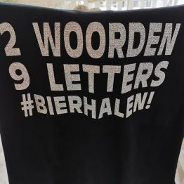 T-Shirt 2 woorden 9 letters