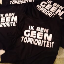 T-Shirt ik ben geen toprioriteit T-Shirt ik ben geen toprioriteit