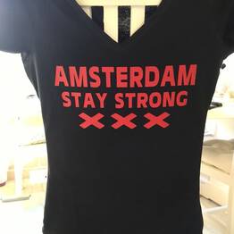 T-Shirt Amsterdam stay strong