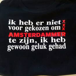 T-Shirt ik ben Amsterdammer