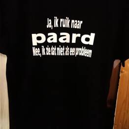ja ik ruik naar paard T-Shirt