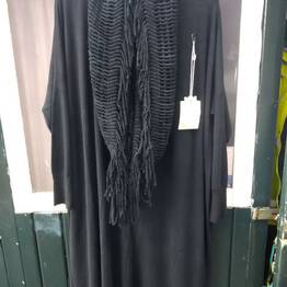 trui met sjaal lang model