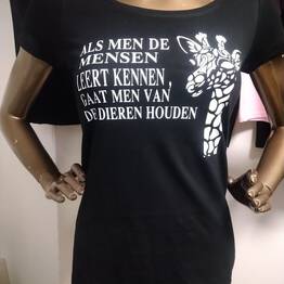 T-Shirt als men de mensen leert kennen