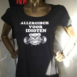 T-Shirt Allergisch voor idioten