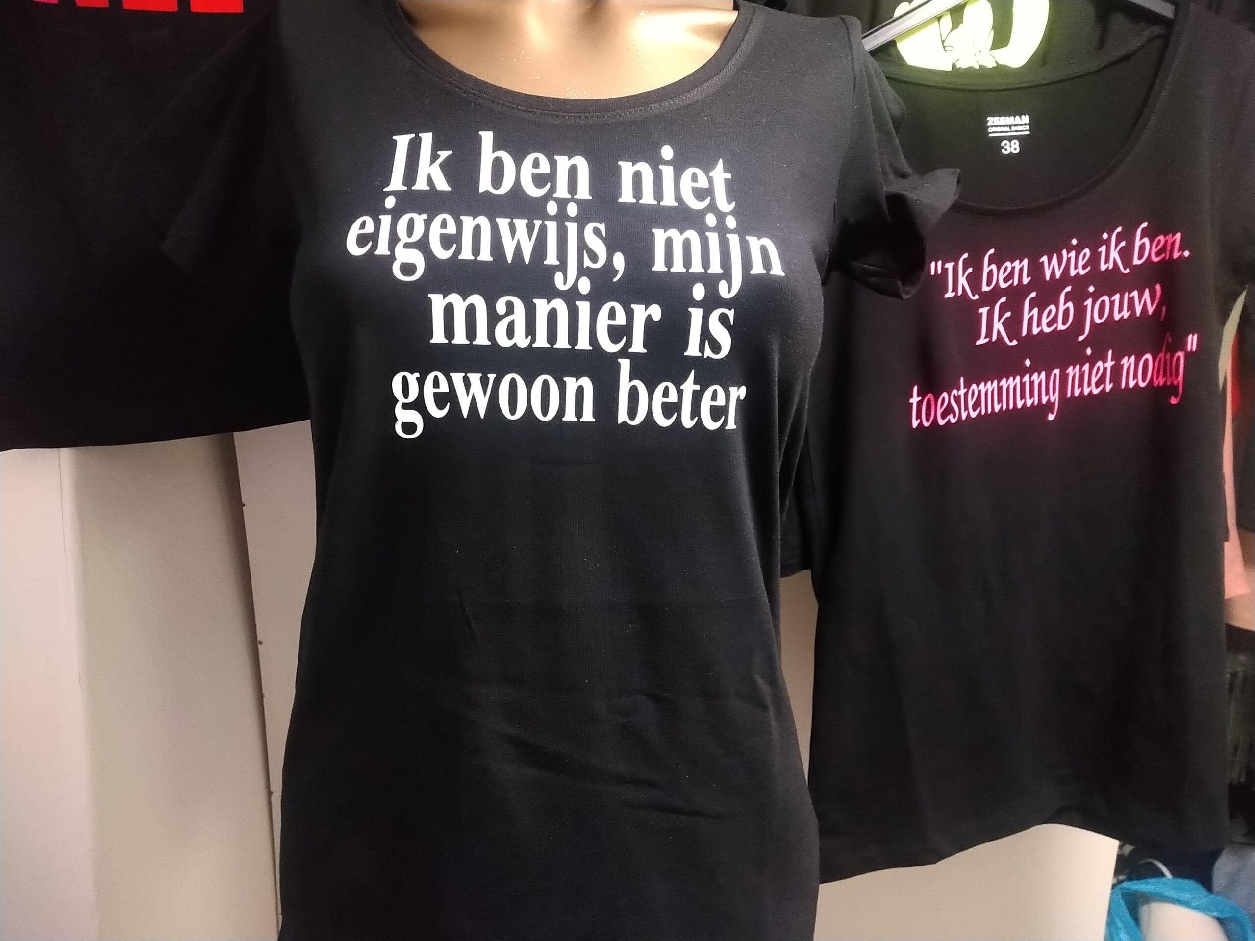 T-shirt ik ben niet eigenwijs