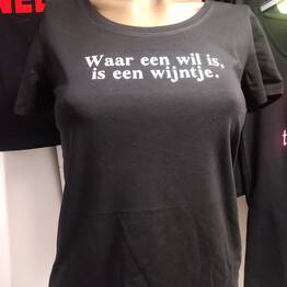 T-shirt waar een wil is