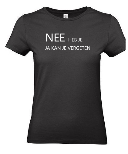T-shirt nee heb je